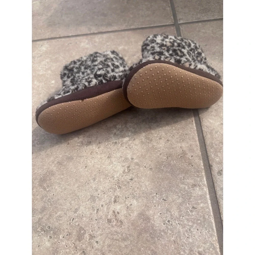 Leopard print faux fur boots Toddler‎ Size 12-18 months